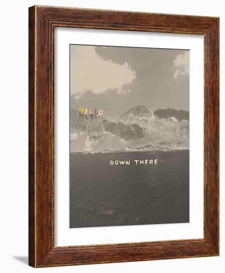 Hello Down There-Danielle Kroll-Framed Giclee Print