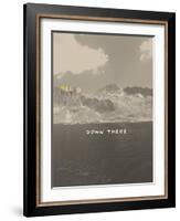 Hello Down There-Danielle Kroll-Framed Giclee Print