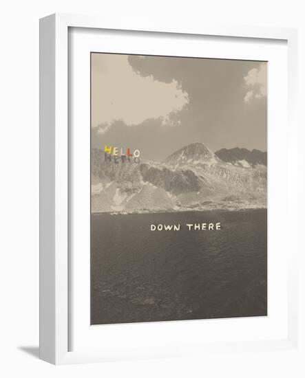 Hello Down There-Danielle Kroll-Framed Giclee Print