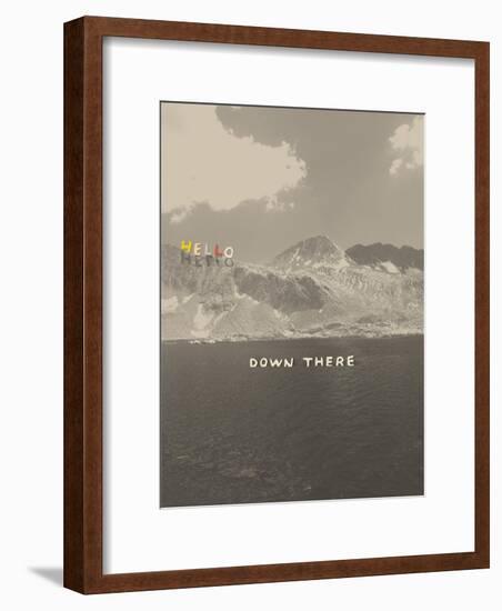 Hello Down There-Danielle Kroll-Framed Giclee Print