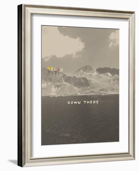 Hello Down There-Danielle Kroll-Framed Giclee Print