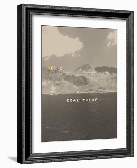 Hello Down There-Danielle Kroll-Framed Giclee Print