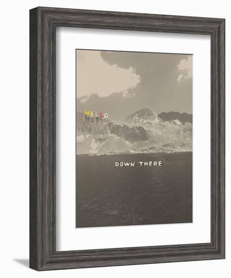 Hello Down There-Danielle Kroll-Framed Giclee Print