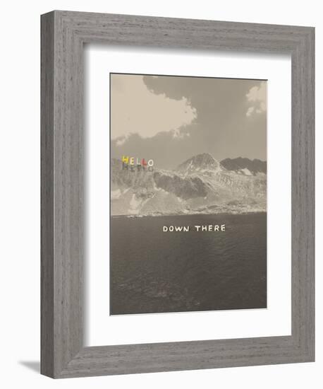 Hello Down There-Danielle Kroll-Framed Giclee Print