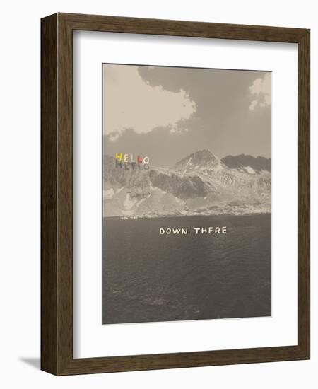 Hello Down There-Danielle Kroll-Framed Giclee Print