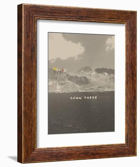 Hello Down There-Danielle Kroll-Framed Giclee Print