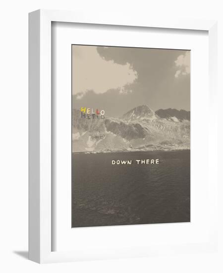 Hello Down There-Danielle Kroll-Framed Giclee Print