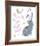 Hello Friends - Bunny-Clara Wells-Framed Giclee Print