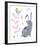 Hello Friends - Bunny-Clara Wells-Framed Giclee Print