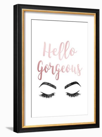 Hello Gorgeous Pink-Amanda Greenwood-Framed Premium Giclee Print