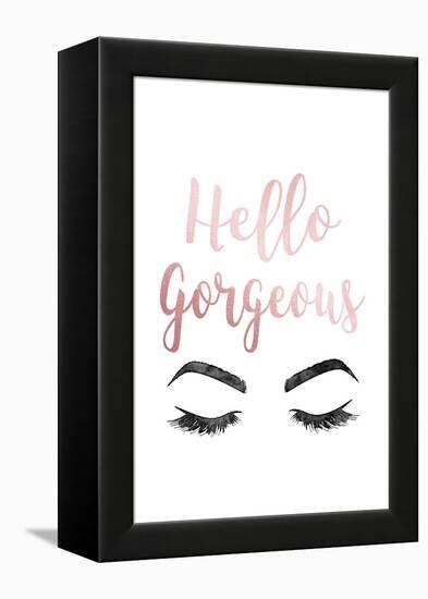 Hello Gorgeous Pink-Amanda Greenwood-Framed Stretched Canvas