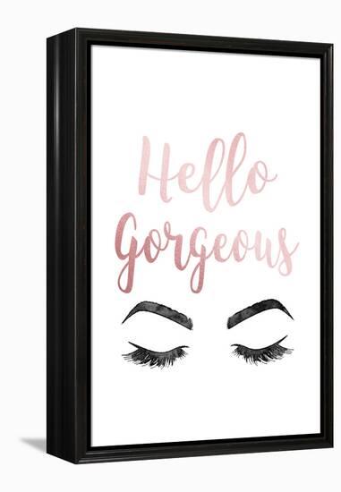 Hello Gorgeous Pink-Amanda Greenwood-Framed Stretched Canvas