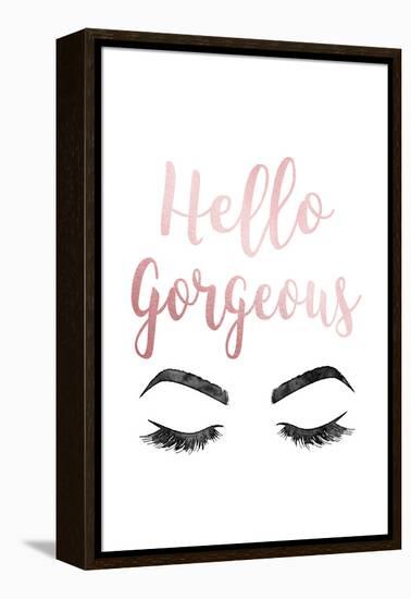 Hello Gorgeous Pink-Amanda Greenwood-Framed Stretched Canvas