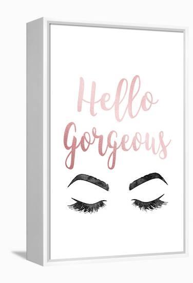 Hello Gorgeous Pink-Amanda Greenwood-Framed Stretched Canvas