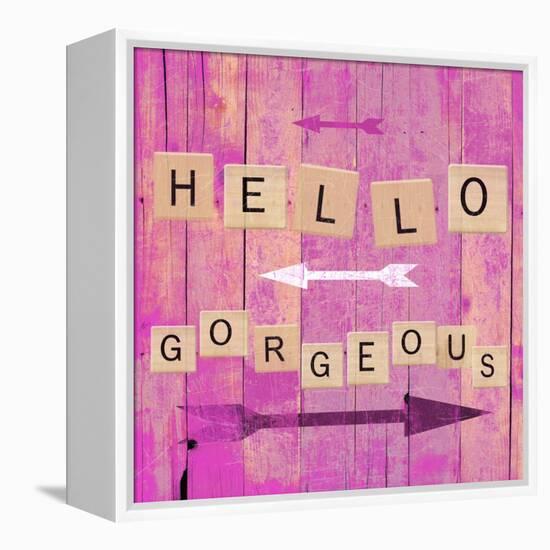 Hello Gorgeous-Sheldon Lewis-Framed Stretched Canvas