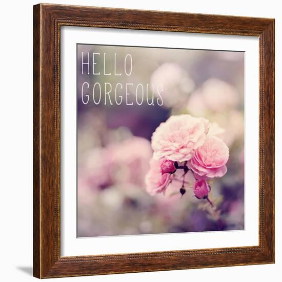 Hello Gorgeous-Sarah Gardner-Framed Art Print