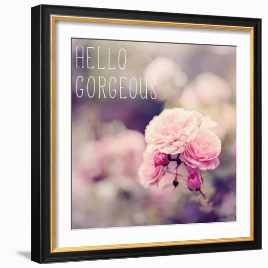 Hello Gorgeous-Sarah Gardner-Framed Art Print