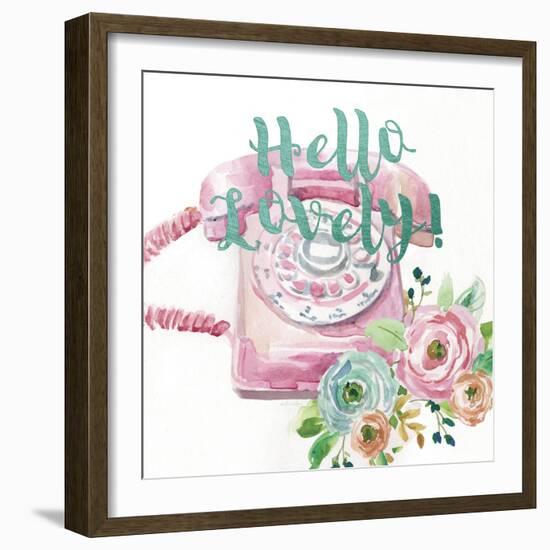 Hello Lovely!-Studio Rofino-Framed Art Print