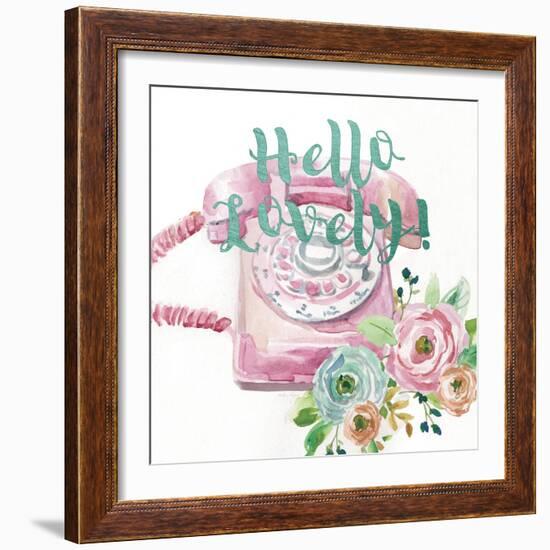 Hello Lovely!-Studio Rofino-Framed Art Print