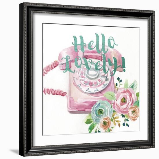 Hello Lovely!-Studio Rofino-Framed Art Print