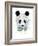 Hello Panda-Rachel Caldwell-Framed Premium Giclee Print