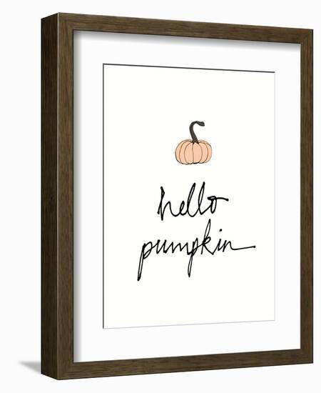 Hello Pumpkin-Wild Apple Portfolio-Framed Art Print