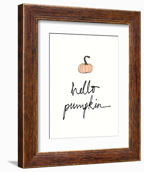 Hello Pumpkin-Wild Apple Portfolio-Framed Art Print