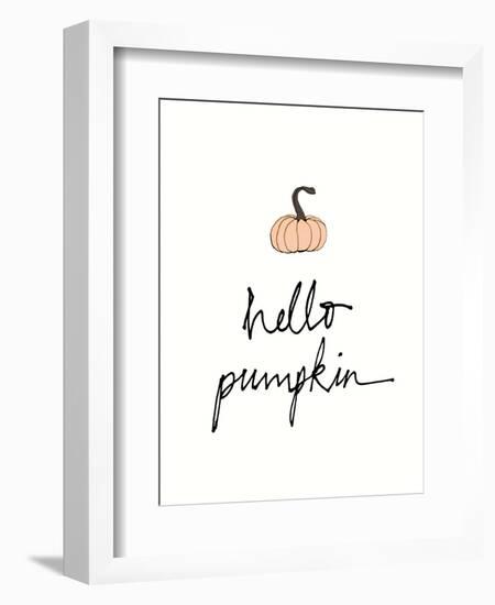 Hello Pumpkin-Wild Apple Portfolio-Framed Art Print