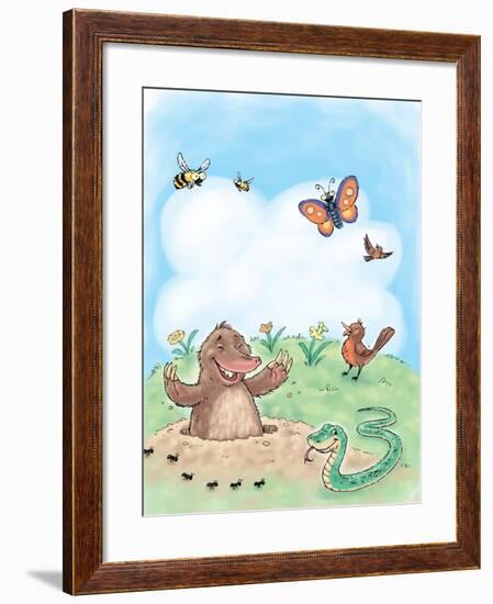 Hello, Spring! - Turtle-null-Framed Giclee Print