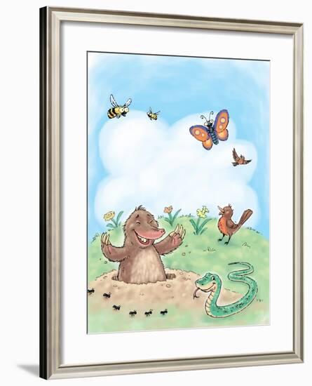 Hello, Spring! - Turtle-null-Framed Giclee Print