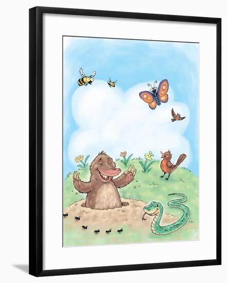 Hello, Spring! - Turtle-null-Framed Giclee Print