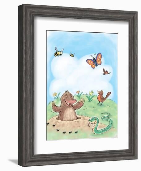 Hello, Spring! - Turtle-null-Framed Giclee Print