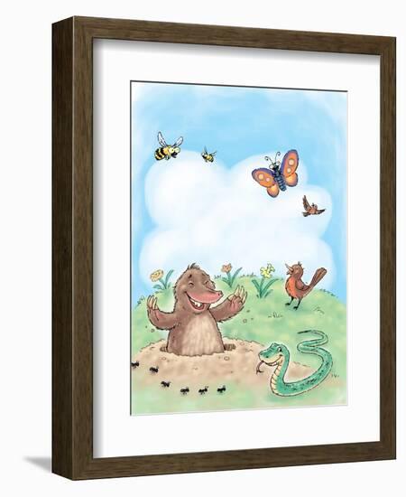 Hello, Spring! - Turtle-null-Framed Giclee Print