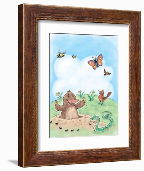 Hello, Spring! - Turtle-null-Framed Giclee Print