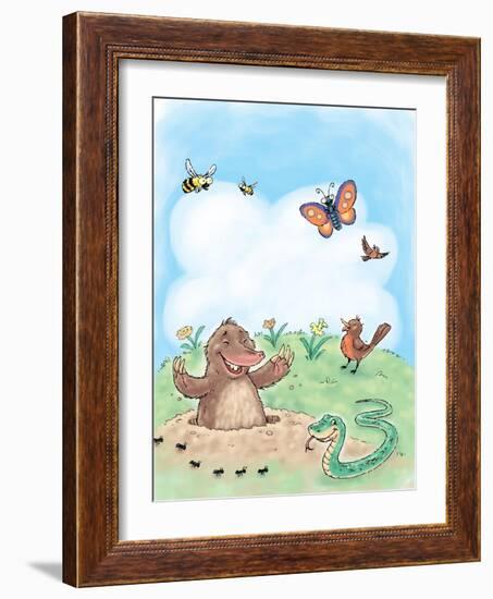 Hello, Spring! - Turtle-null-Framed Giclee Print