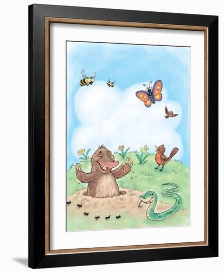 Hello, Spring! - Turtle-null-Framed Giclee Print