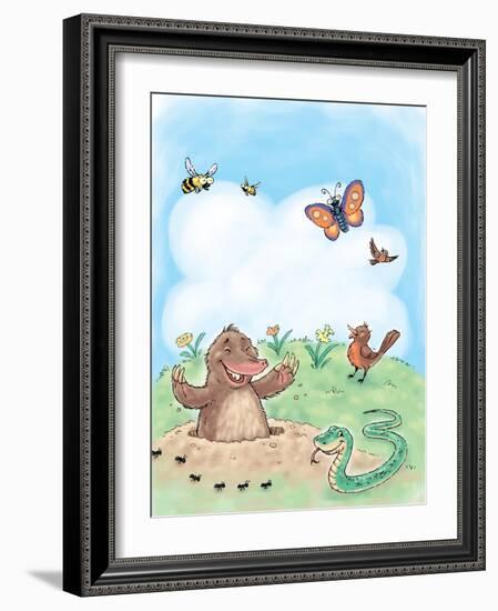 Hello, Spring! - Turtle-null-Framed Giclee Print