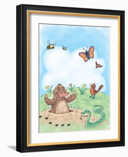 Hello, Spring! - Turtle-null-Framed Giclee Print