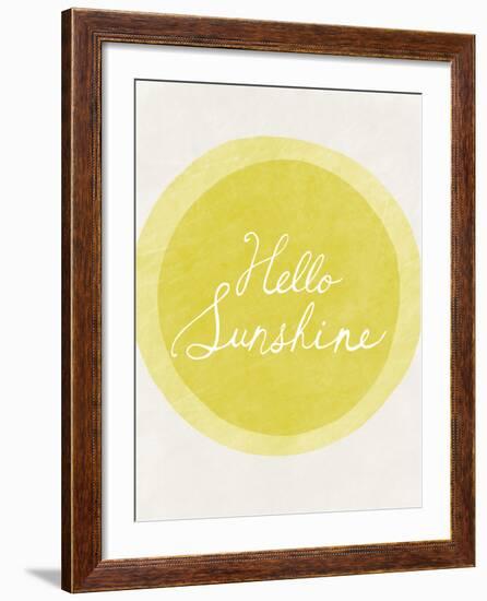 Hello Sunshine-Lottie Fontaine-Framed Giclee Print