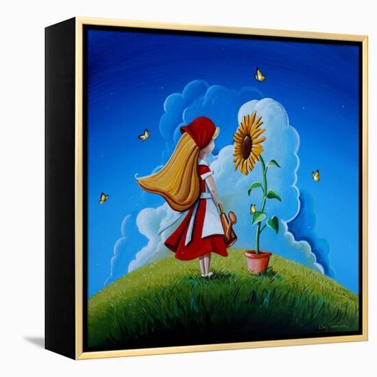 Hello Sunshine-Cindy Thornton-Framed Stretched Canvas