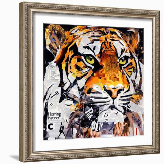 Hello Tiger-James Grey-Framed Premium Giclee Print