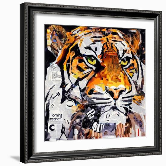 Hello Tiger-James Grey-Framed Art Print