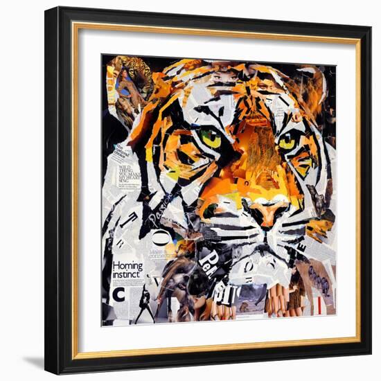 Hello Tiger-James Grey-Framed Art Print