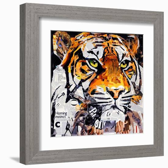 Hello Tiger-James Grey-Framed Art Print