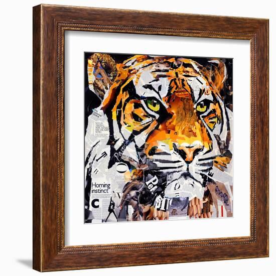 Hello Tiger-James Grey-Framed Art Print