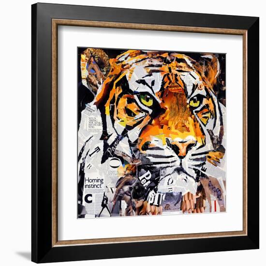 Hello Tiger-James Grey-Framed Art Print