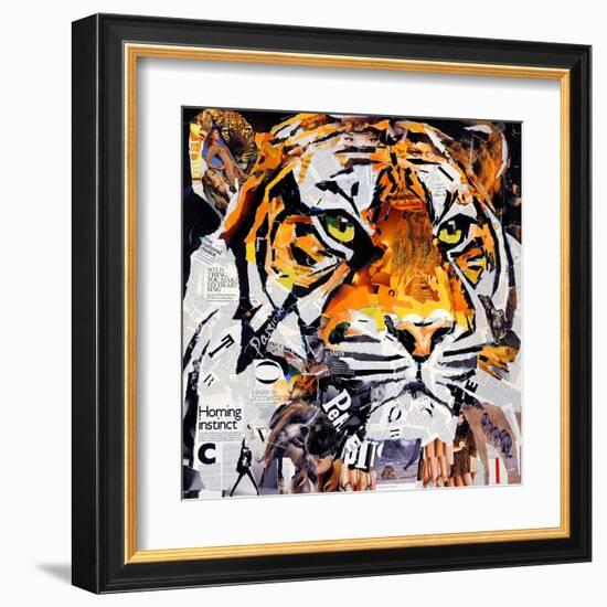 Hello Tiger-James Grey-Framed Art Print