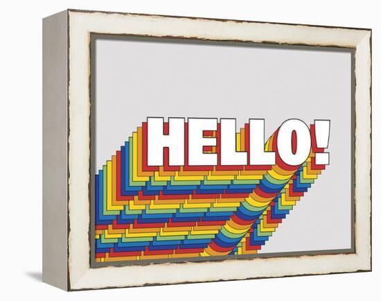 Hello Vibes-Tom Frazier-Framed Stretched Canvas