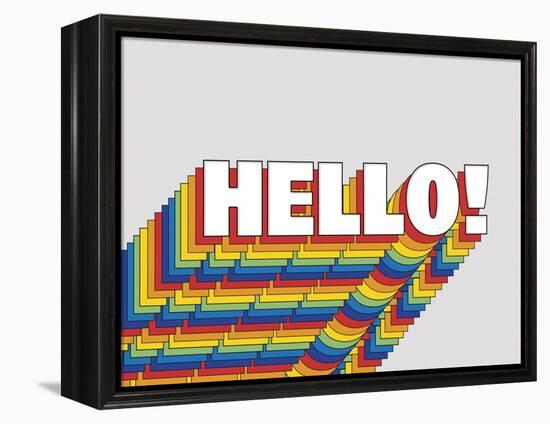 Hello Vibes-Tom Frazier-Framed Stretched Canvas