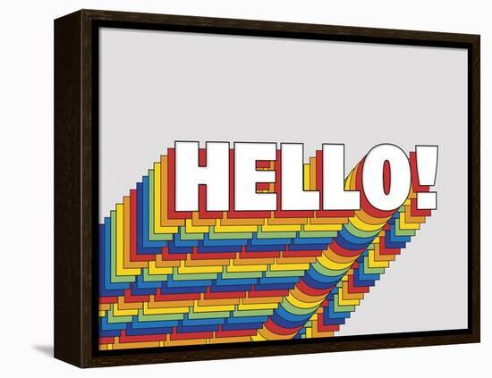 Hello Vibes-Tom Frazier-Framed Stretched Canvas